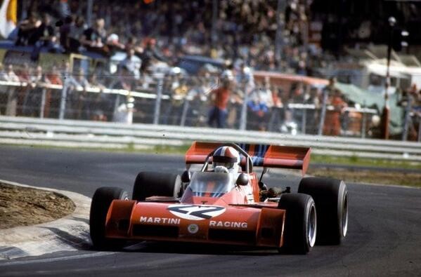 Chris Amon, Tecno PA123, at the 1973 Belgian GP, Zolder circuit.