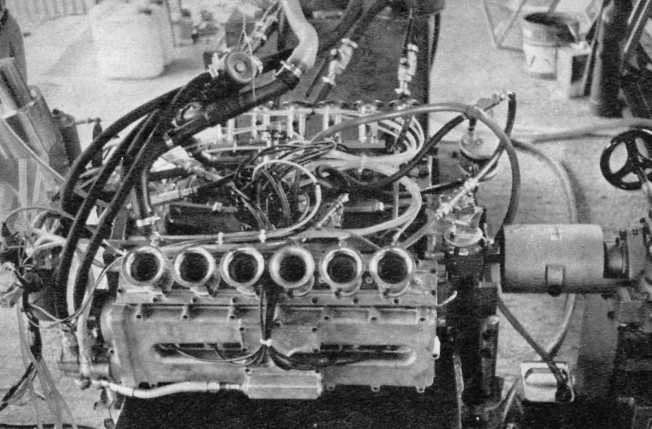 The engine of a Tecno.