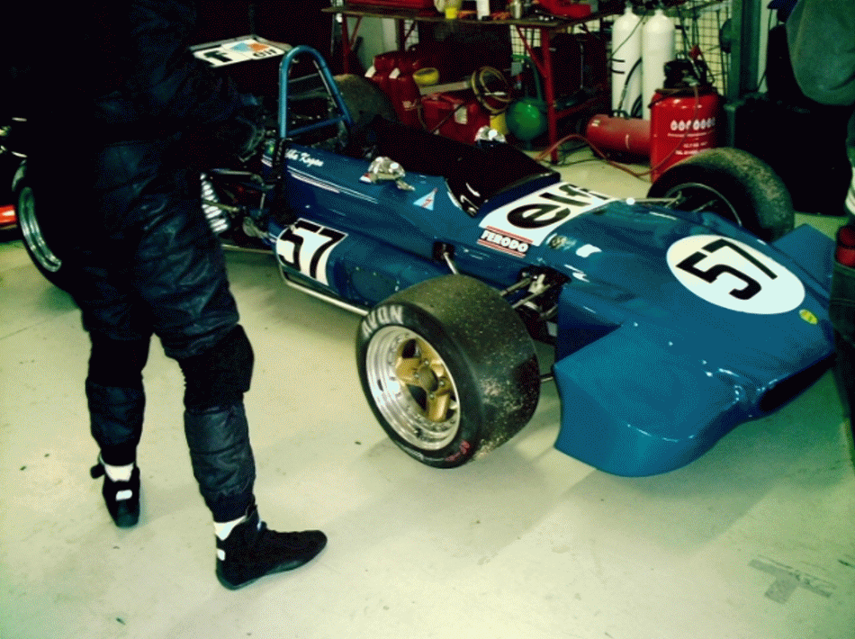 A racing car.