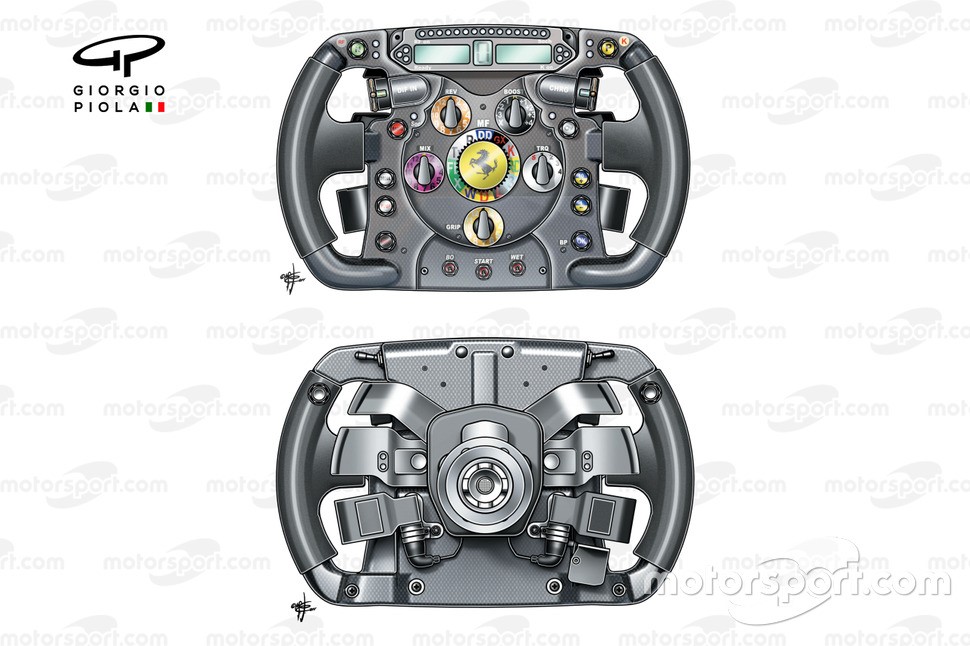 Ferrari F10 steering wheel. 
