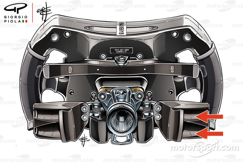 Mercedes AMG F1 W08, steering wheel Lewis Hamilton. 