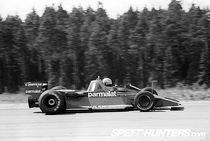 The BT46B appears at Anderstorp for the Swedish Grand Prix. 