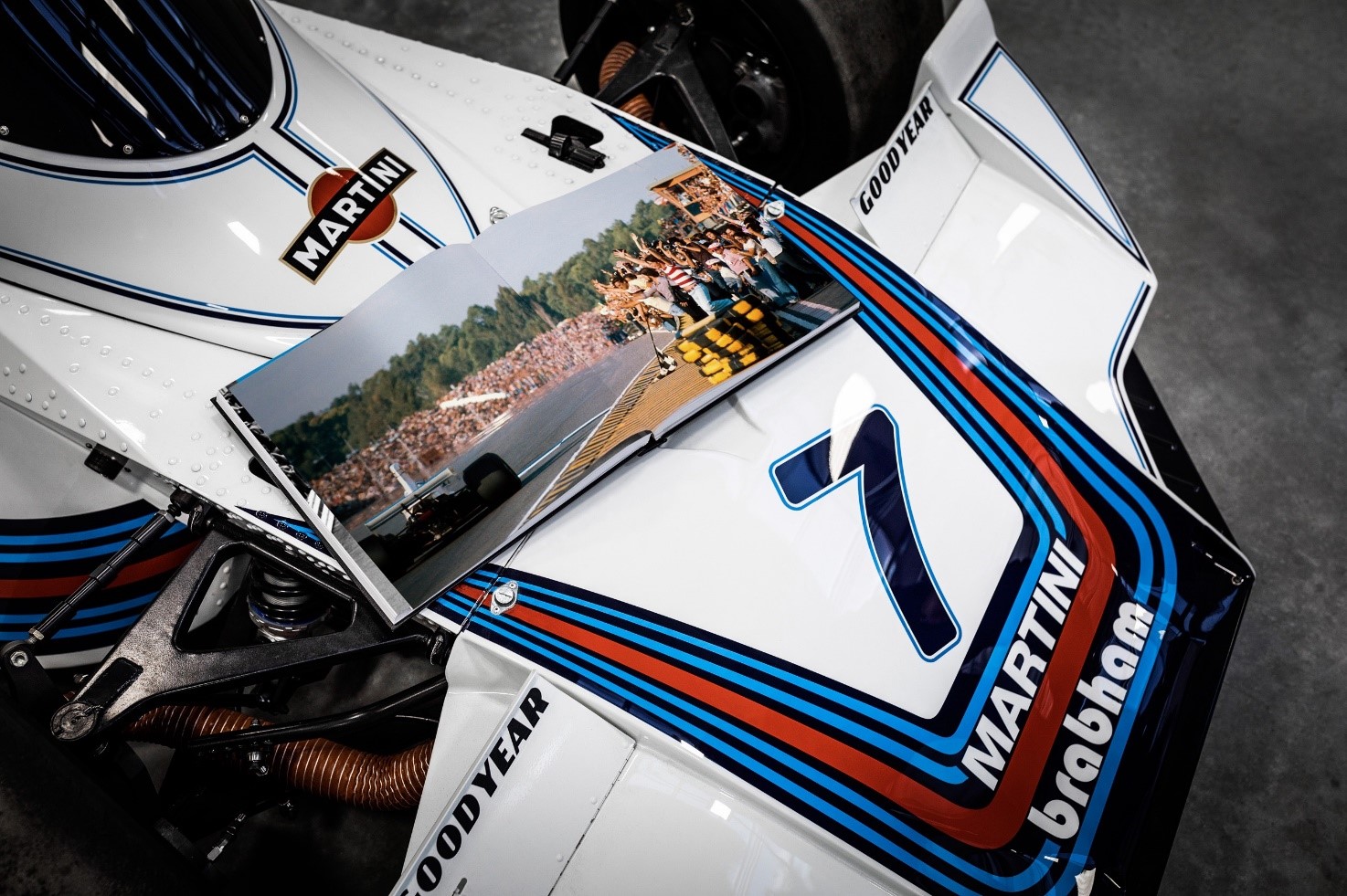 The newcomer Gordon Murray would achieve great height with the Brabham motor team at the beginning of his career in Formula One. One Formula - Brabham BT44b.