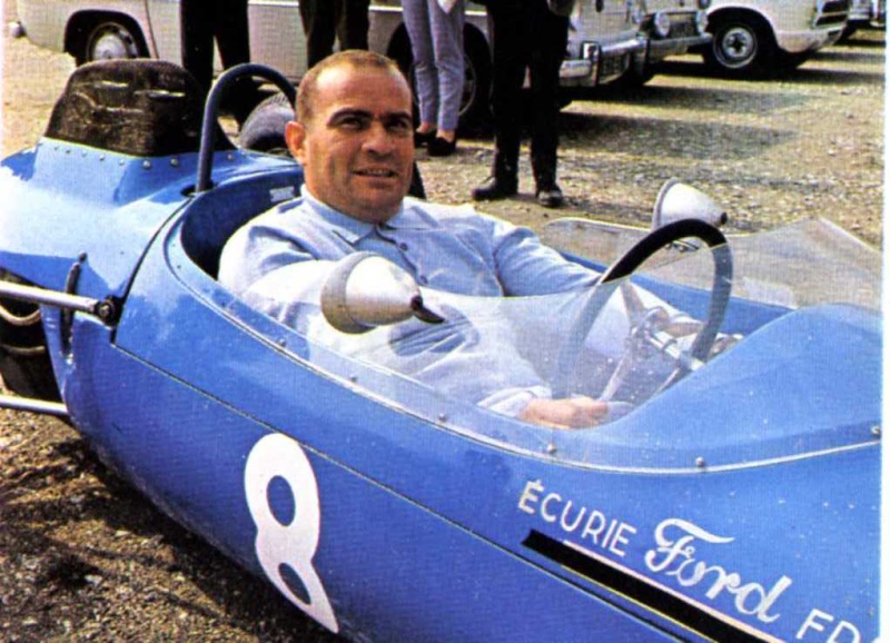 Guy Ligier in his car.