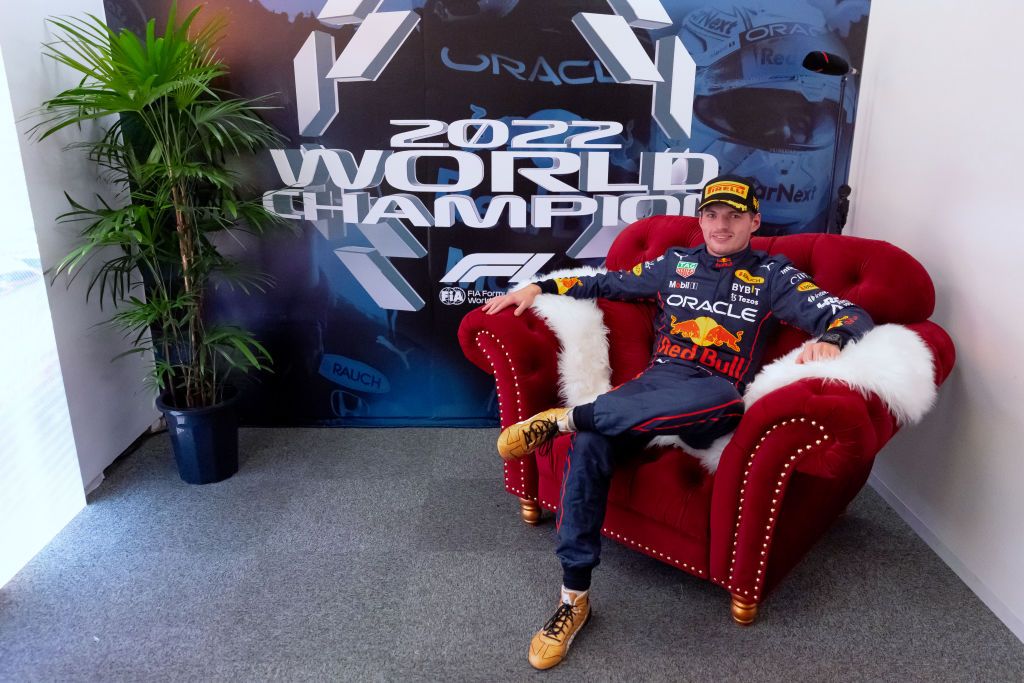 Max Verstappen 2022 World Champion.