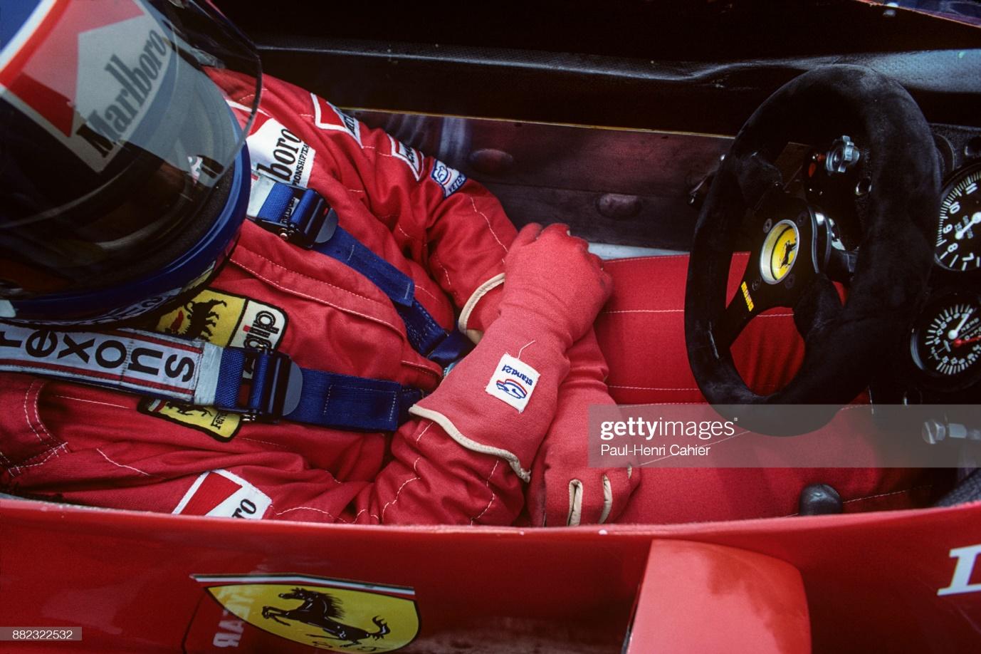 Patrick Tambay, Ferrari 126C2B, Grand Prix of Belgium, Spa-Francorchamps, 22 May 1983.