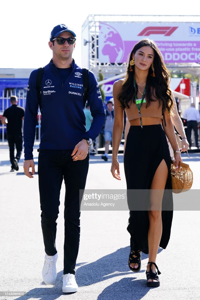Nicholas Latifi with his girlfriend.