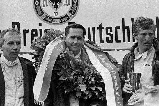 John Surtees, Jack Brabham and Jochen Rindt.