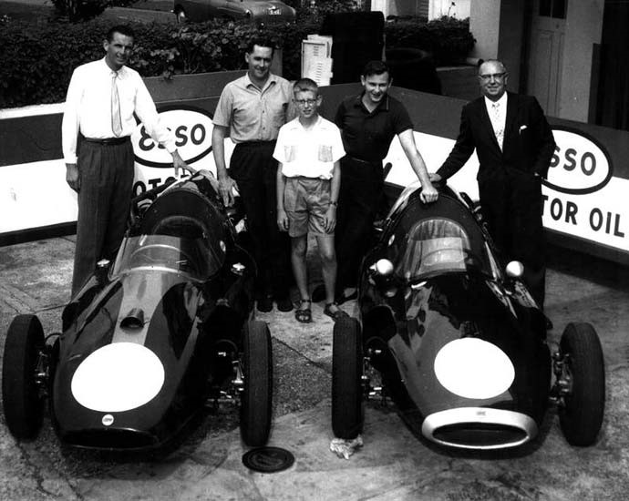 Bruce McLaren and Jack Brabham.