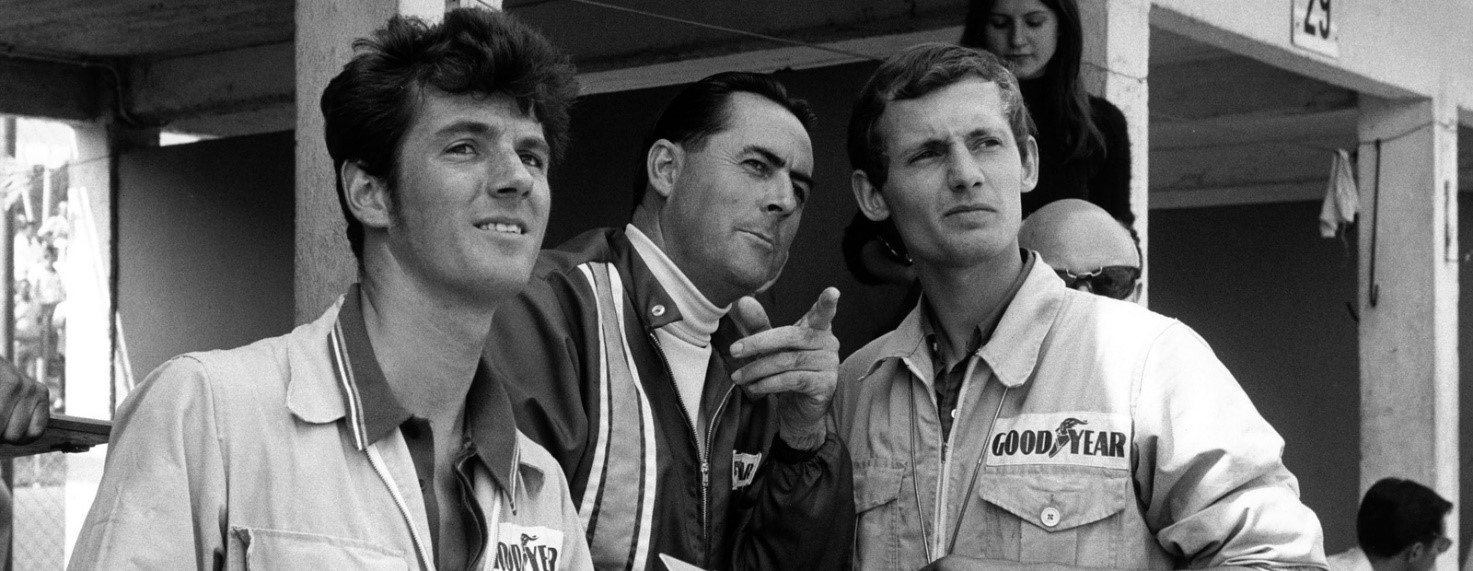 Jack Brabham and Ron Dennis. 