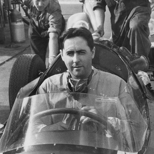 A top driver, Jack Brabham, at the German Grand Prix in 1959. 