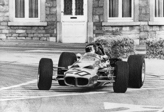 James Hunt driving a Russell-Alexis Mark 14 car.
