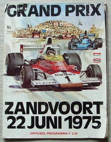A poster of the 1975 Zandvoort Grand Prix.