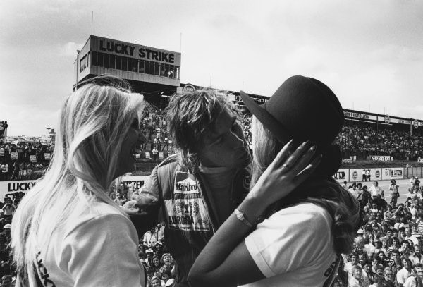1976 South African Grand Prix. James Hunt, 2nd position. 