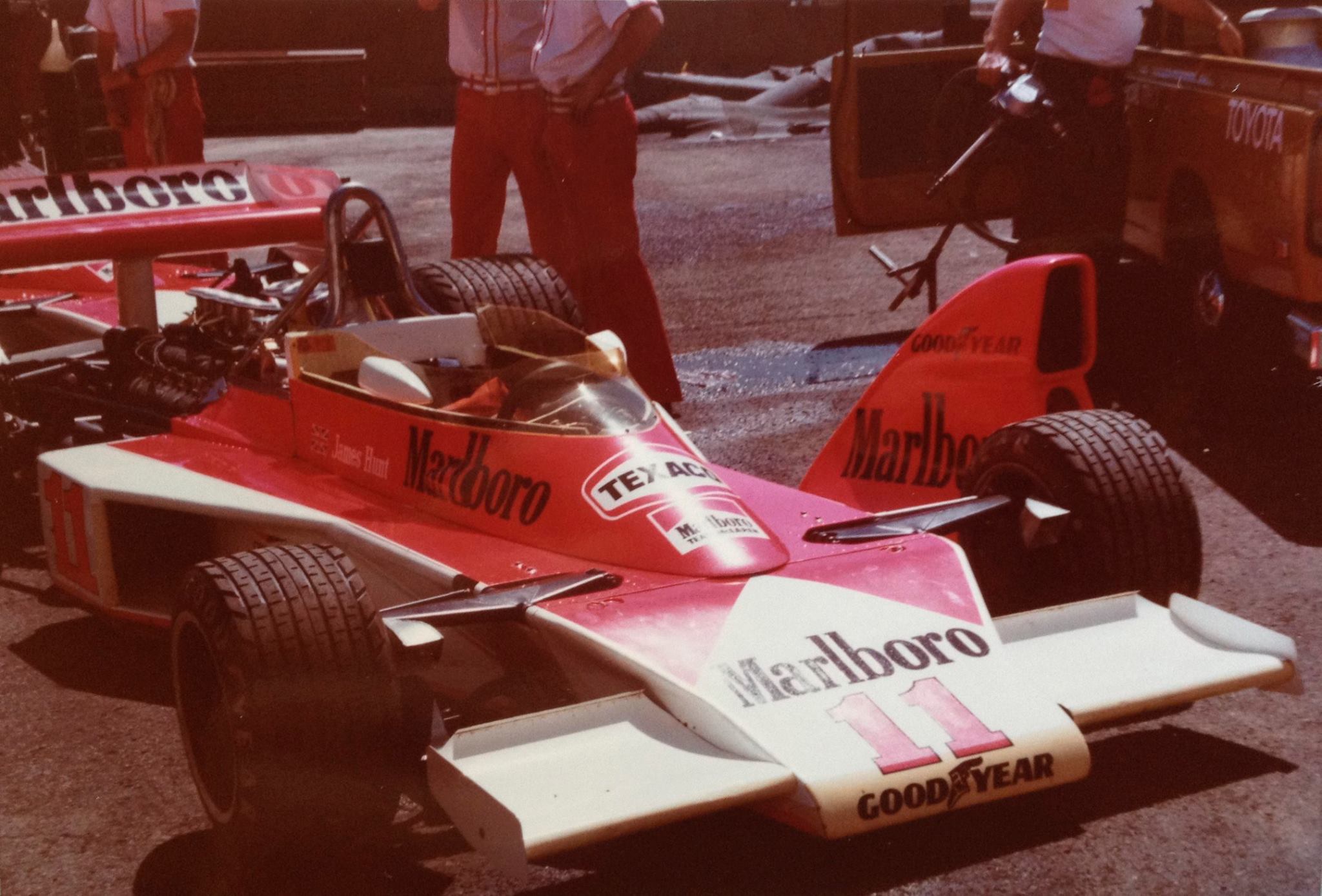 James Hunt’s McLaren in 1976.