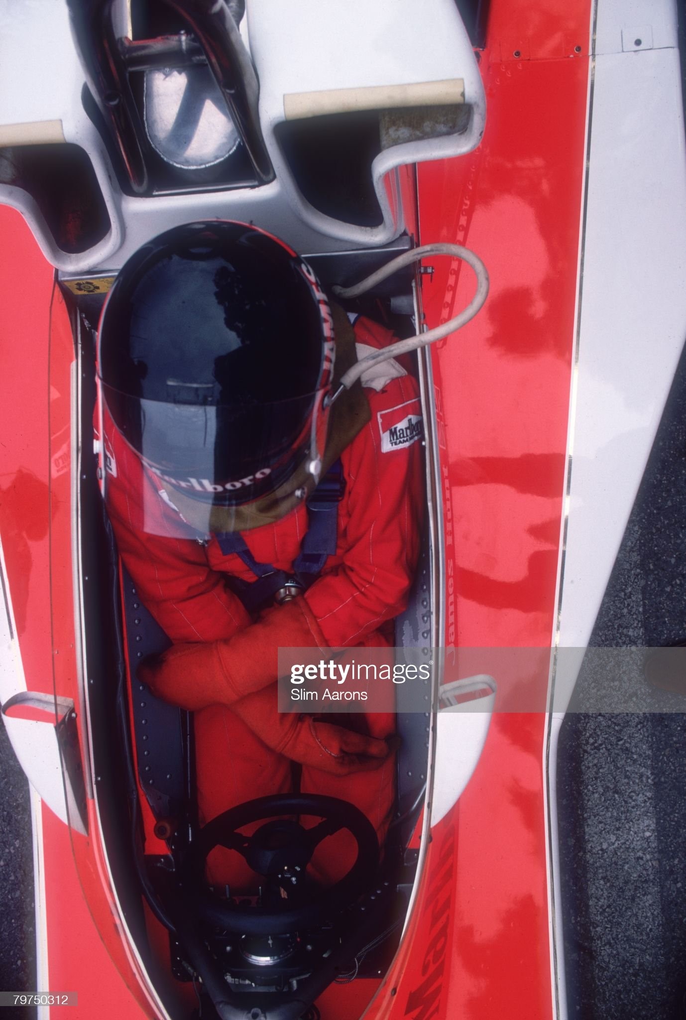 James Hunt at the Monaco Grand Prix, 22nd May 1977. 