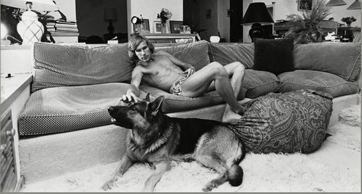 James Hunt lounging around in his Spanish home in 1979. 