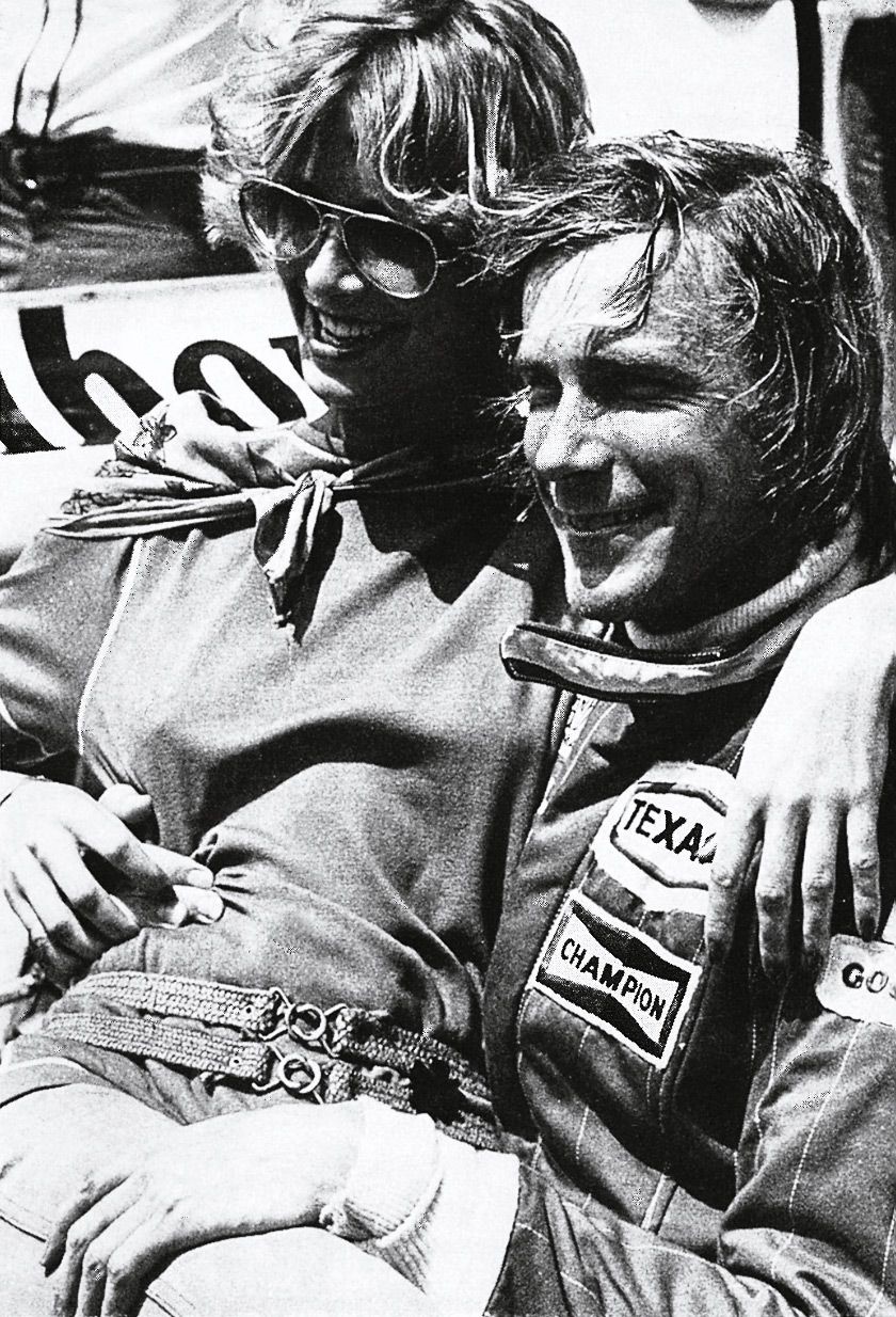 James Hunt with a girl.