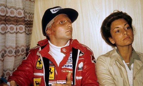 Niki and Marlene Lauda.