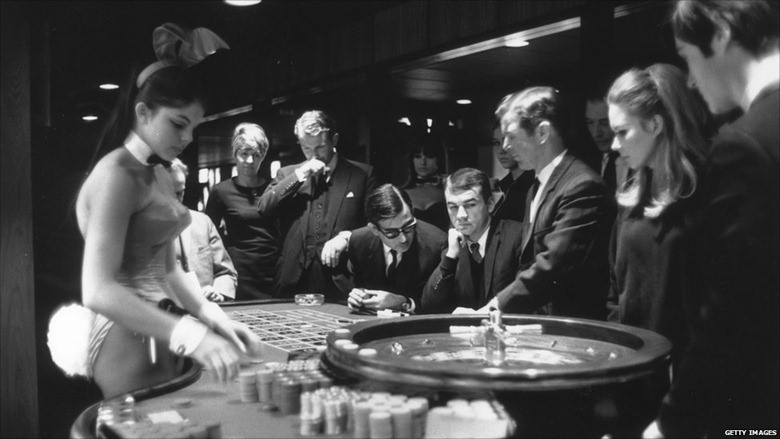 The first Playboy Club in London opened in 1965, following legalization of gambling in the United Kingdom. The club on Park Lane was also the first Playboy Club in Europe.