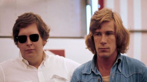 Lord Alexander Hesketh with James Hunt.