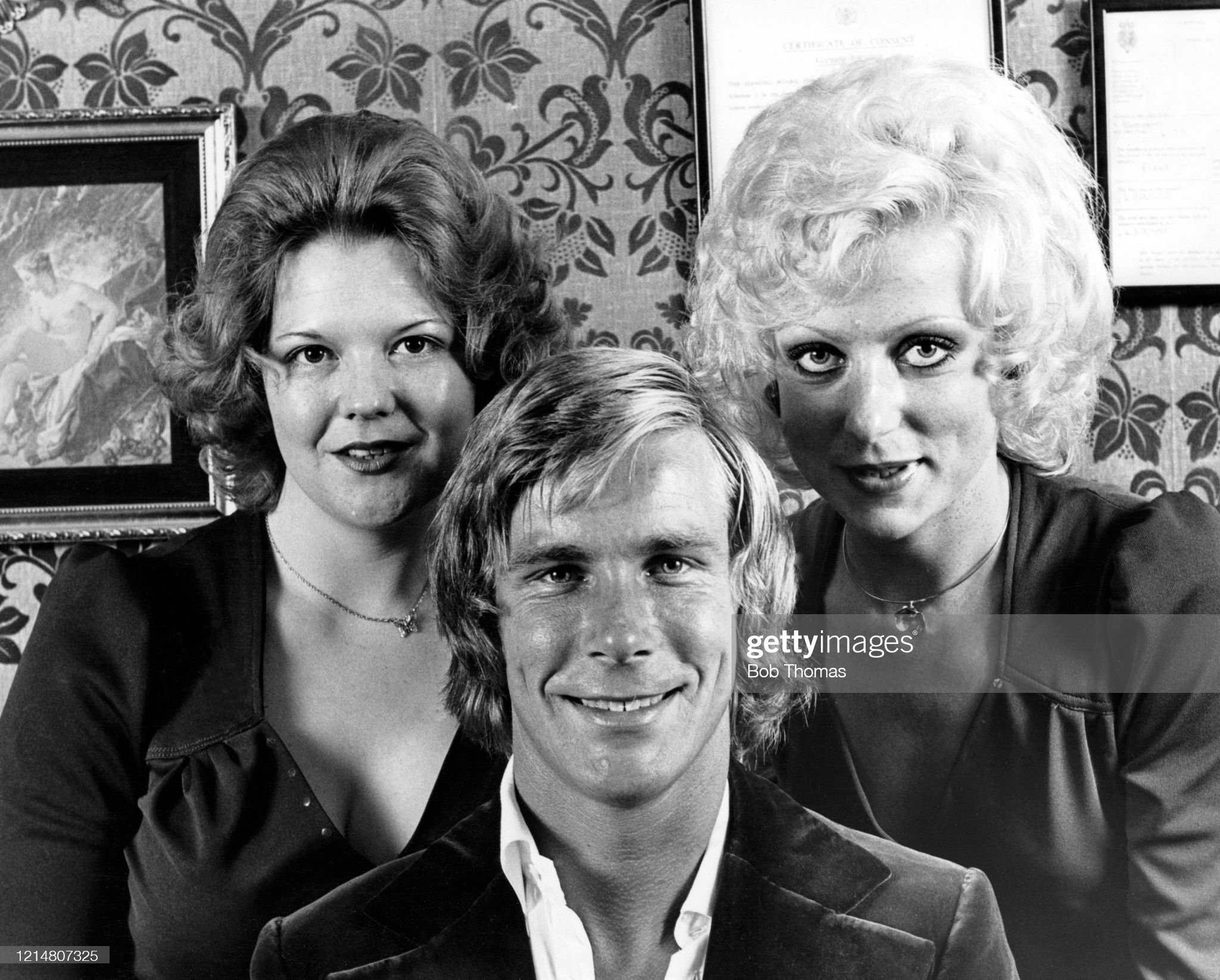 James Hunt at the opening of the Rubicon Casino and Sporting Club in Northampton in 1975 or 1976. 