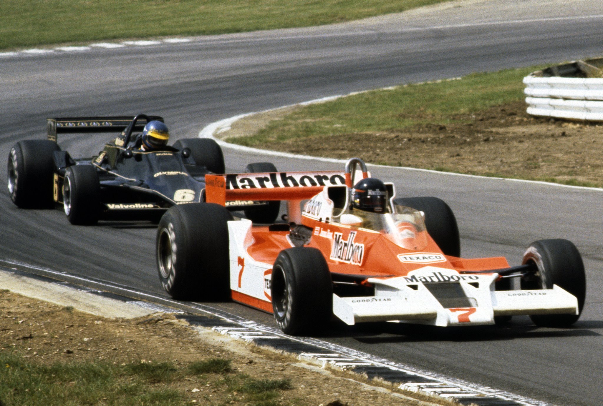 James Hunt, McLaren, in 1978.