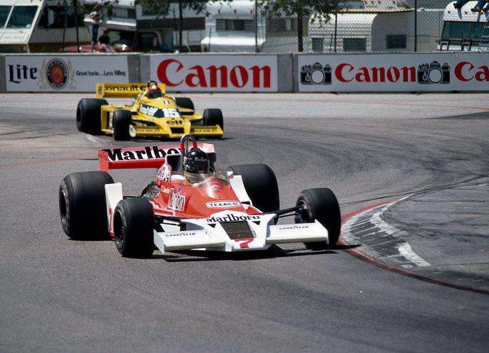 James Hunt, McLaren, in 1978.
