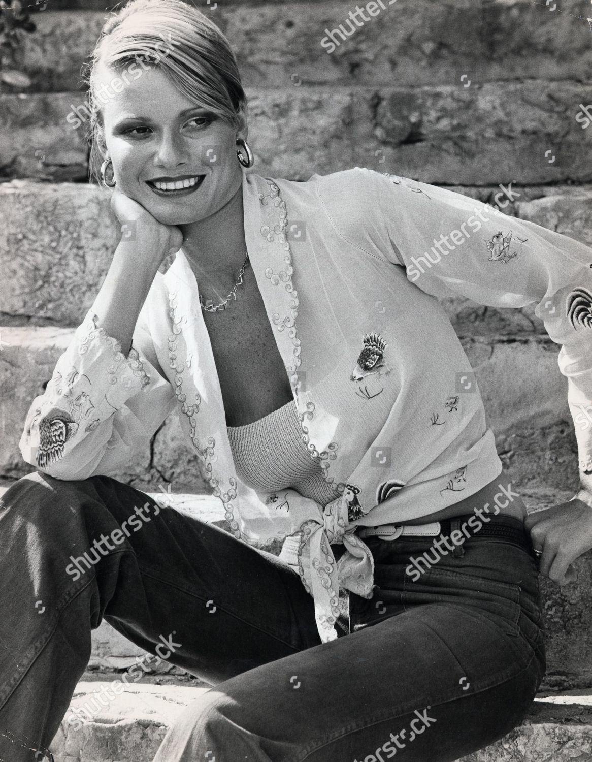 Suzie Miller (Sue Louise Miller), model, married to James Hunt and Richard Burton.