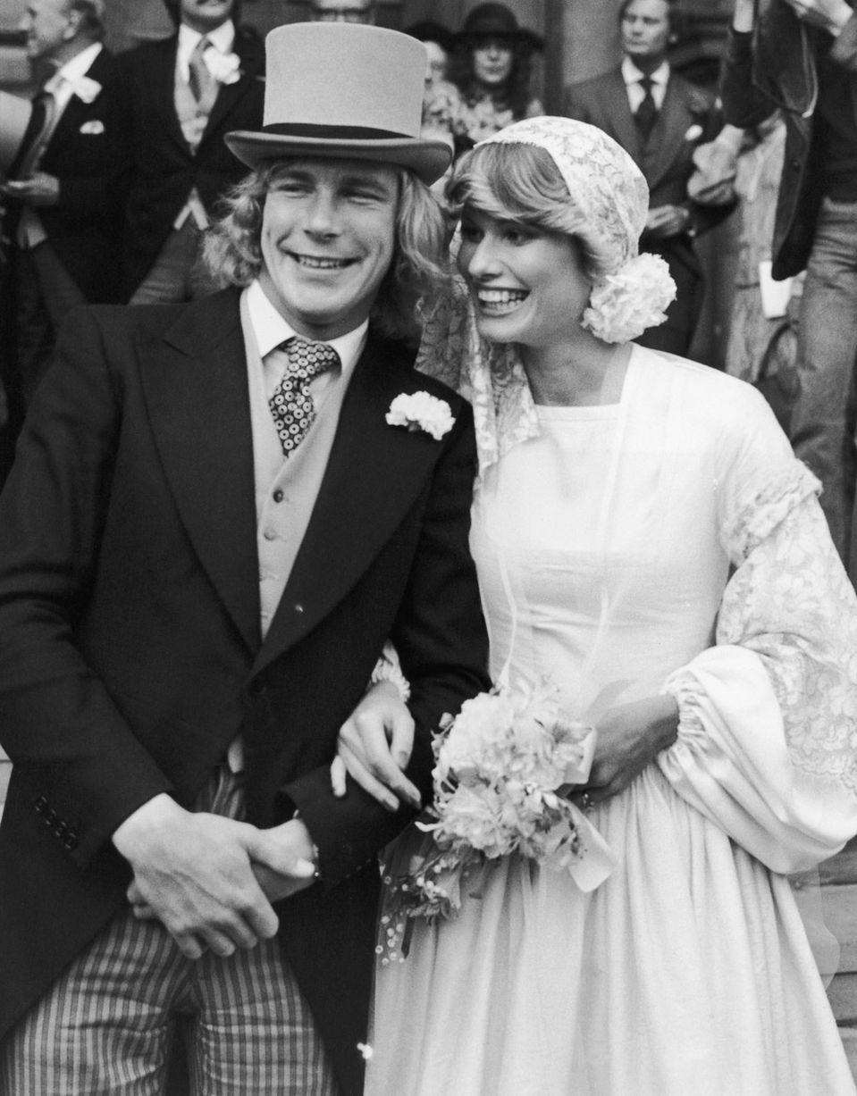 James and Susan on their wedding day at Brompton Oratory, London, in 1974. 