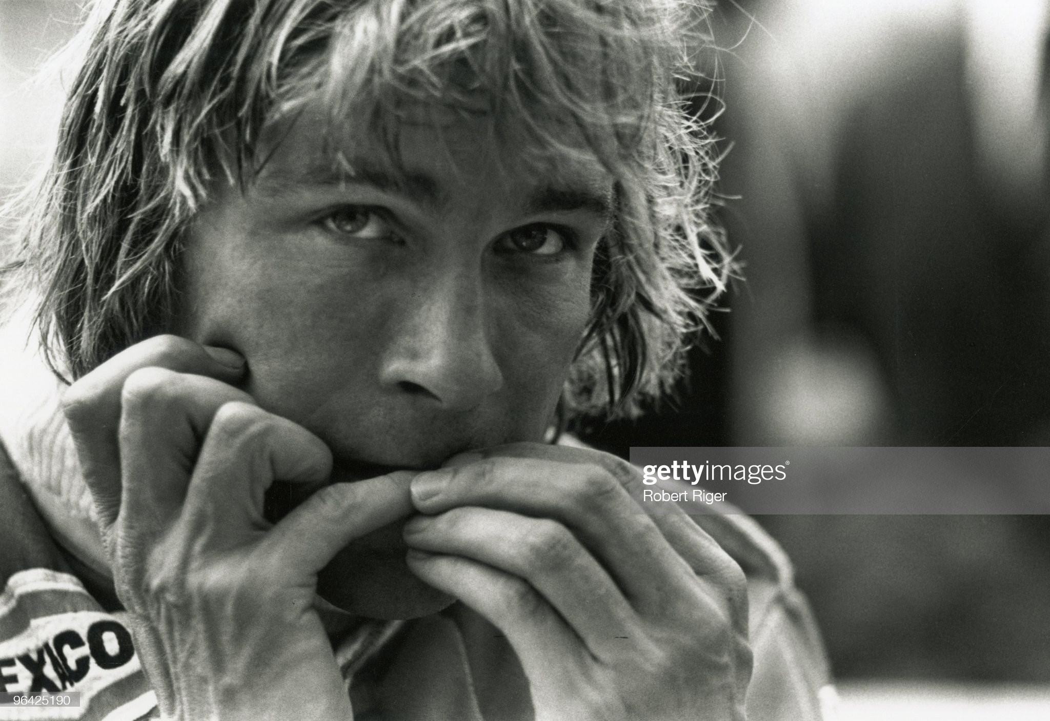 James Hunt looks on in an undated photo, circa 1970s. 