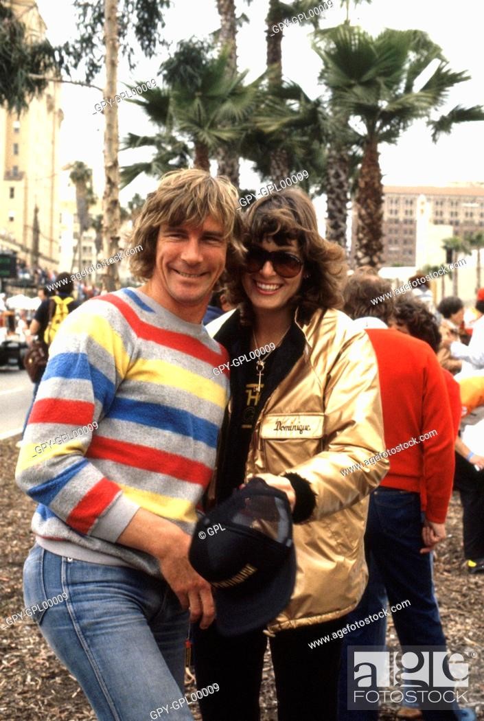 James Hunt with a girl in 1981.