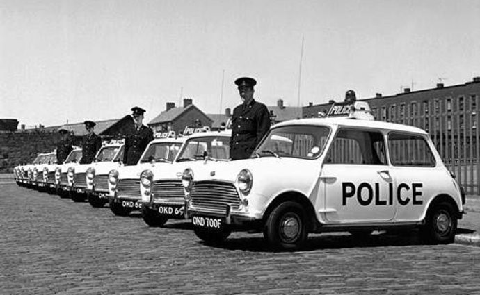 Minis of the Petrol Police.