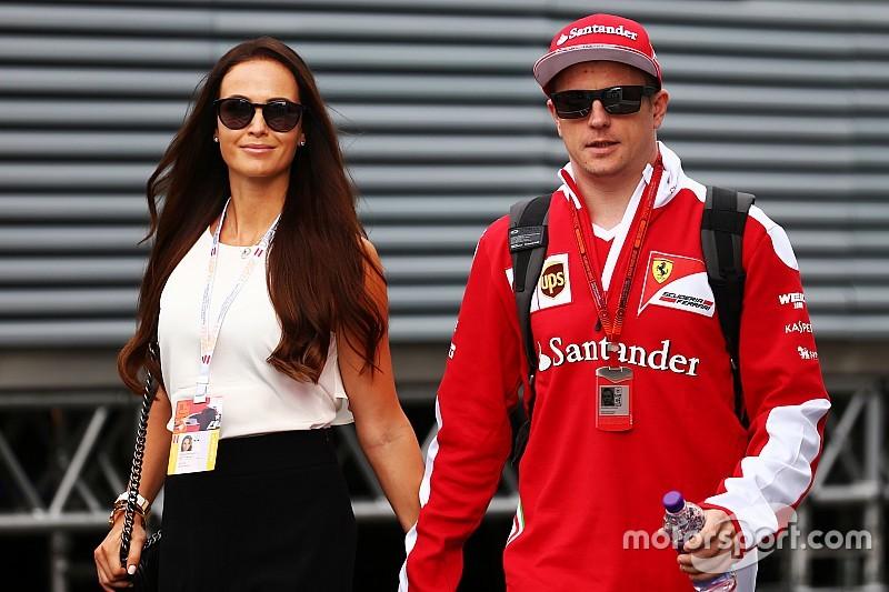 Austrian GP 2016. Raikkonen, Ferrari, with his wife Minttu Virtanen.