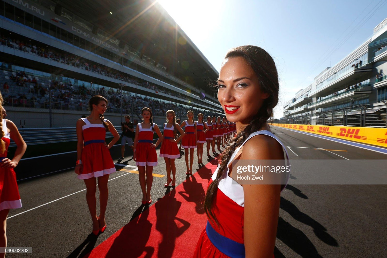 F1 World Championship 2014, Grand Prix of Russia, grid girls.