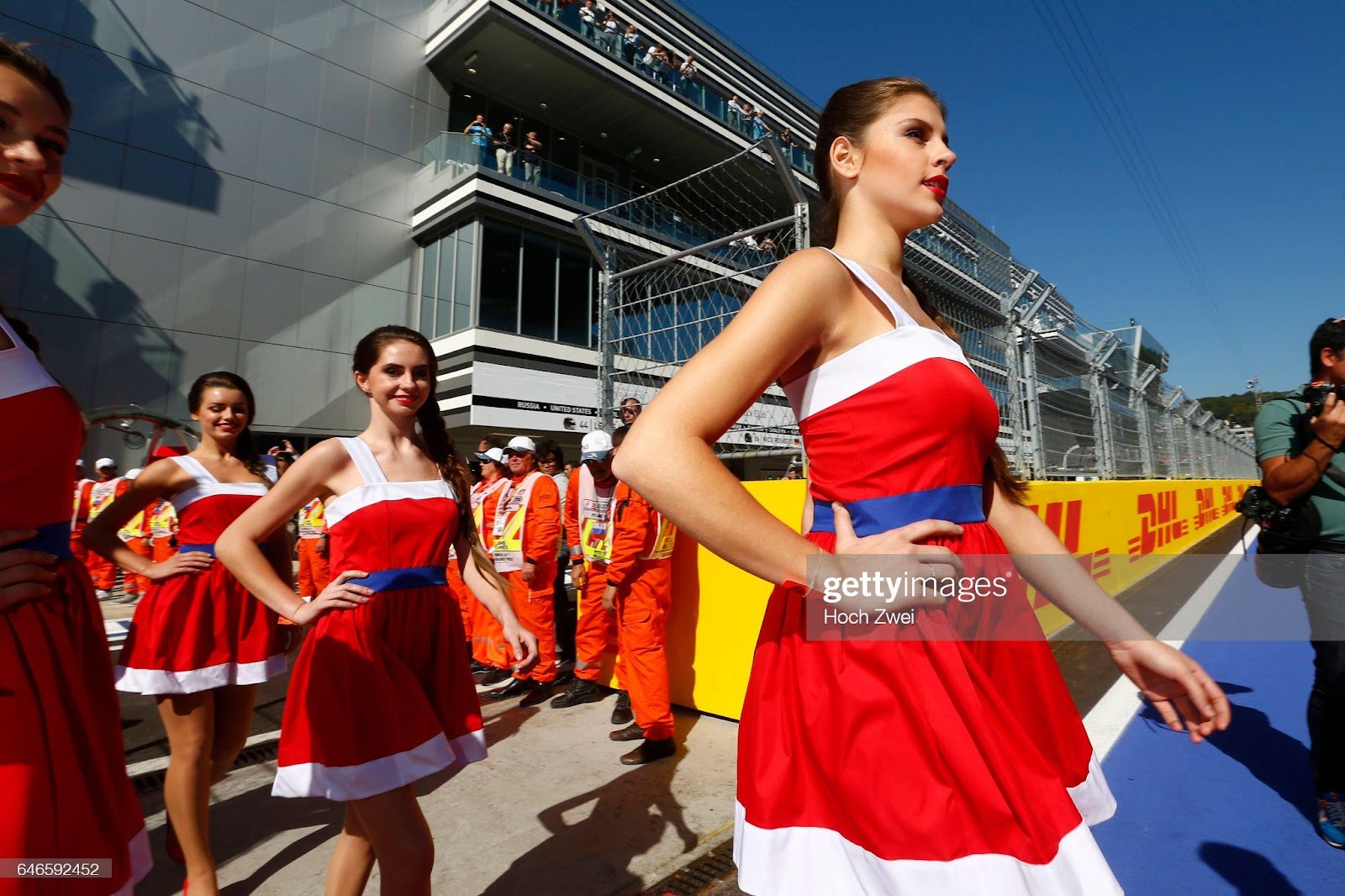 F1 World Championship 2014, Grand Prix of Russia, grid girls.