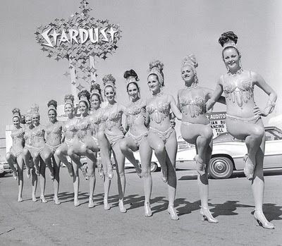 Las Vegas vintage dancers.