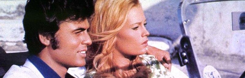 Little Tony and Swedish actress Eva Thulin in the film Zum Zum Zum nº 2 in 1969.