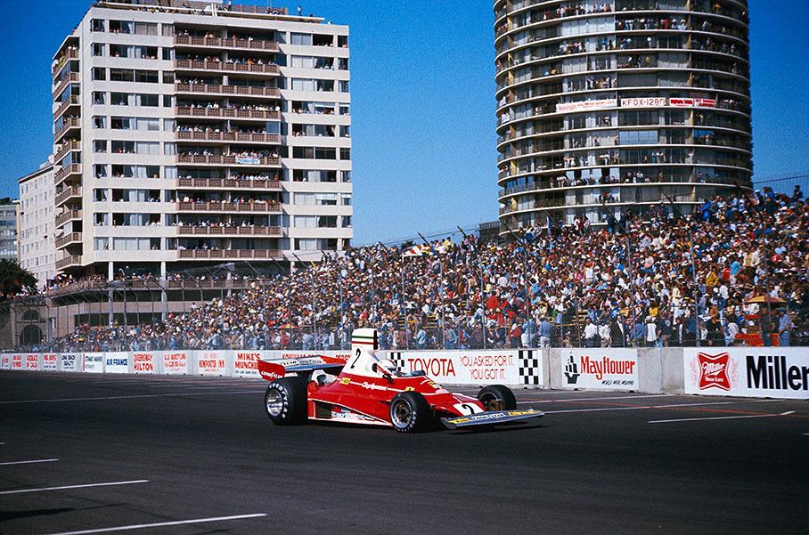 Clay Regazzoni, Ferrari, USA-West, Long Beach, 1976.