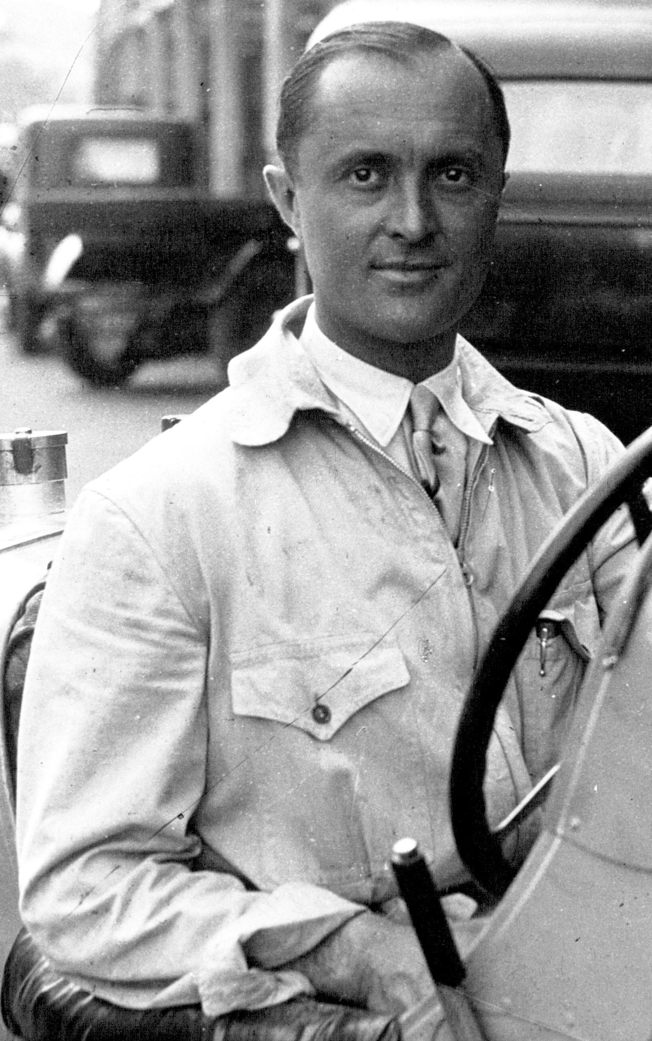 Louis Chiron at the 1931 French Grand Prix.