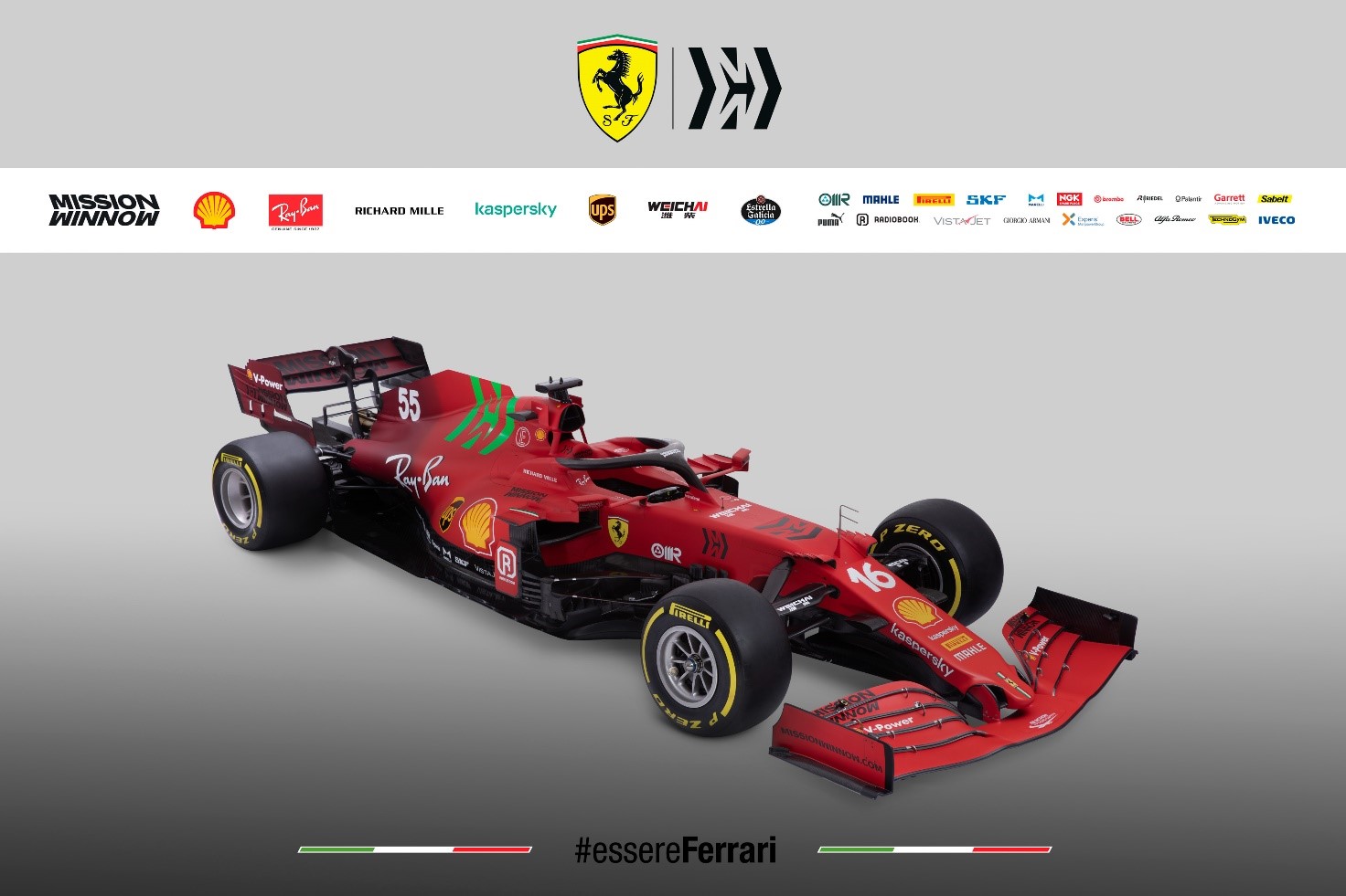 The Ferrari SF21. 