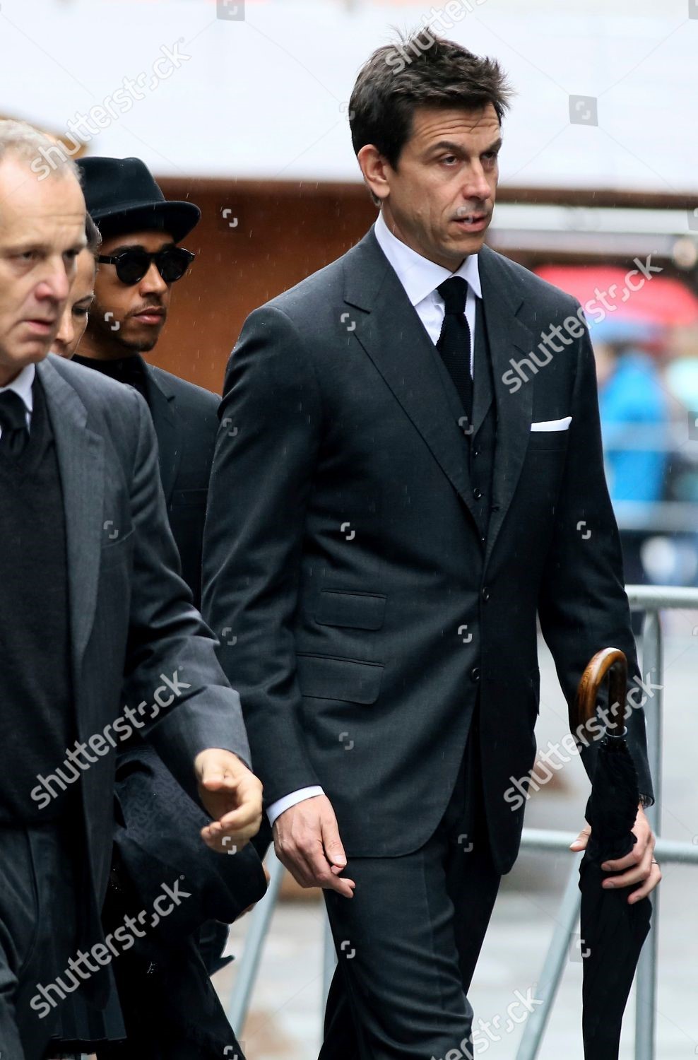Toto Wolff at Lauda funeral in Vienna, Austria, in March 2019.
