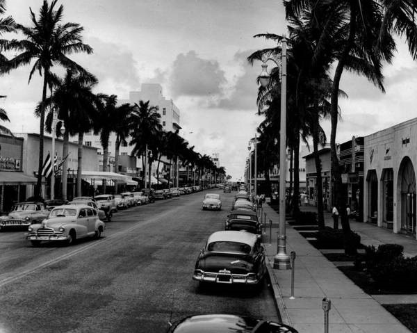 Lincoln Road, Miami Beach, in 1954.