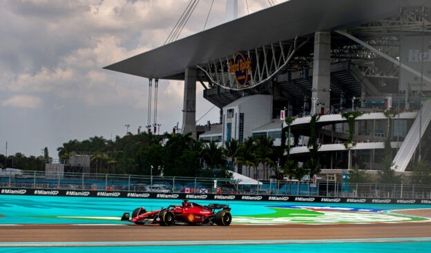 A Ferrari in Miami.