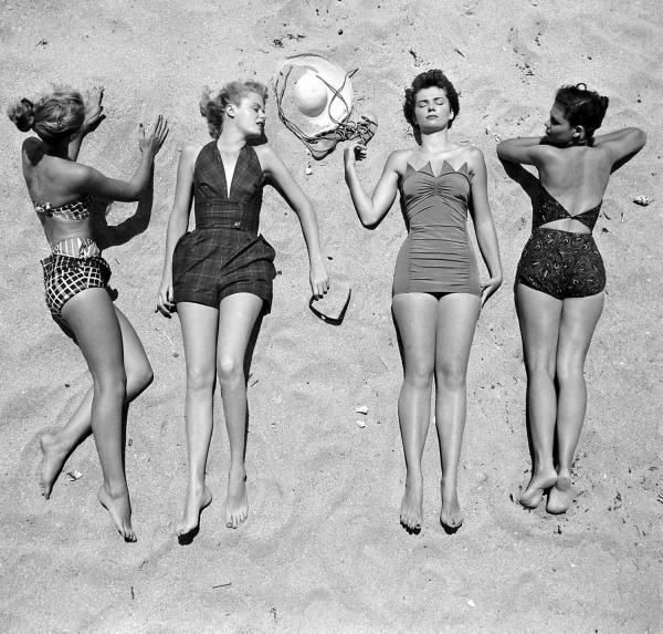 Beach girls.