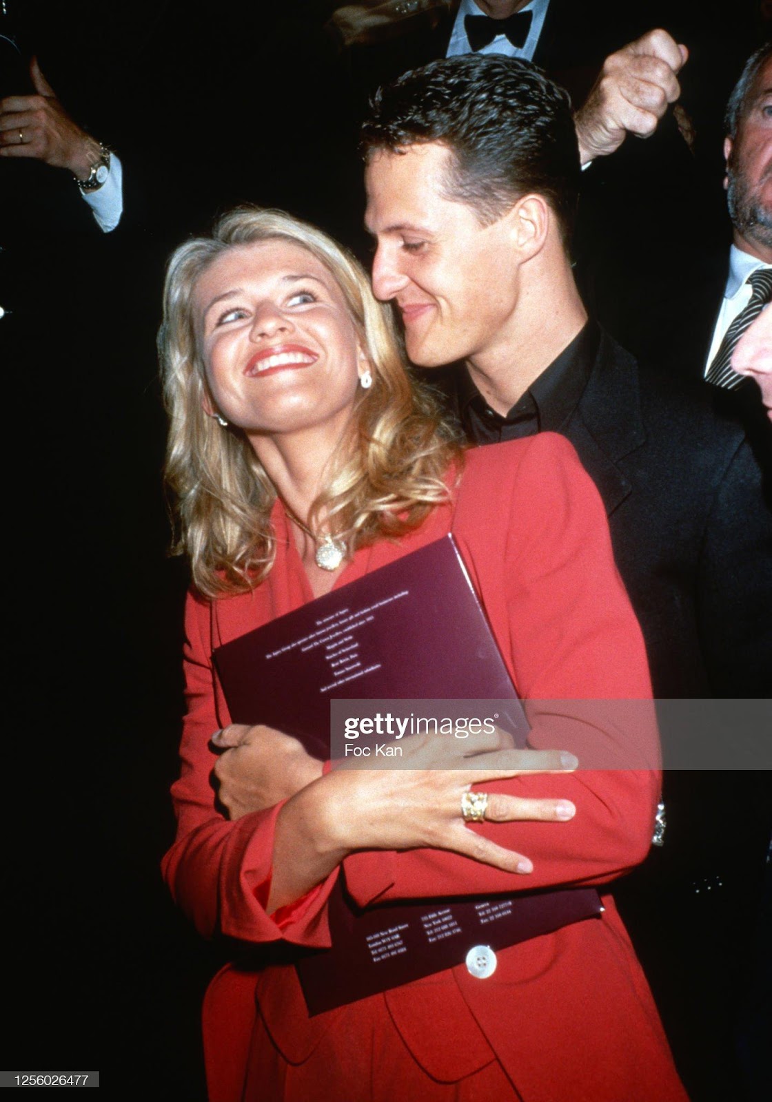Michael Schumacher and his wife Corinna attend the 52nd Cannes Film Festival on May 01, 1999.
