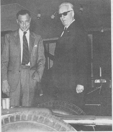 Gianni Agnelli and Enzo Ferrari.