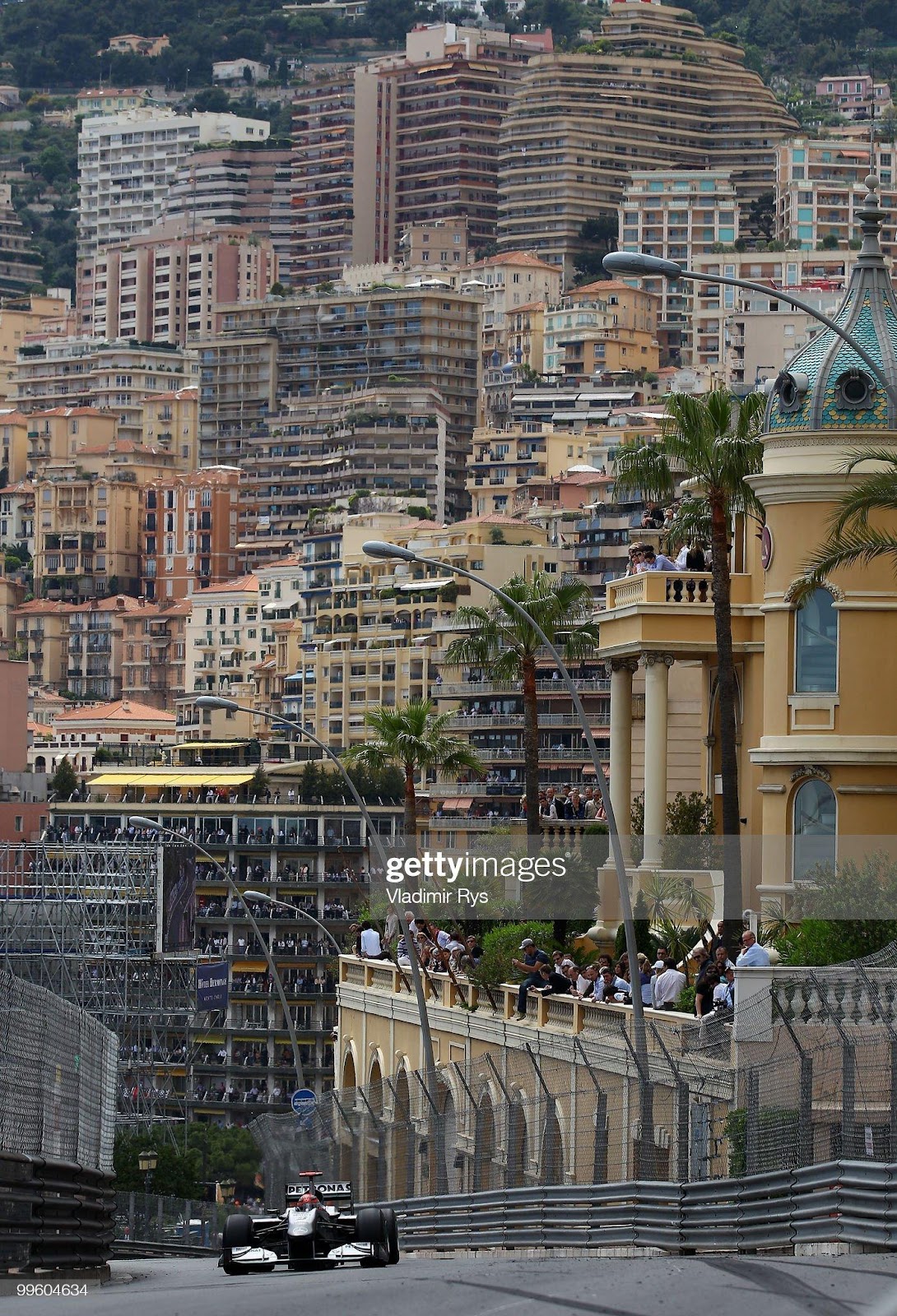 Michael Schumacher, Mercedes GP, drives during the Monaco Formula One Grand Prix at the Monte Carlo Circuit on May 16, 2010.