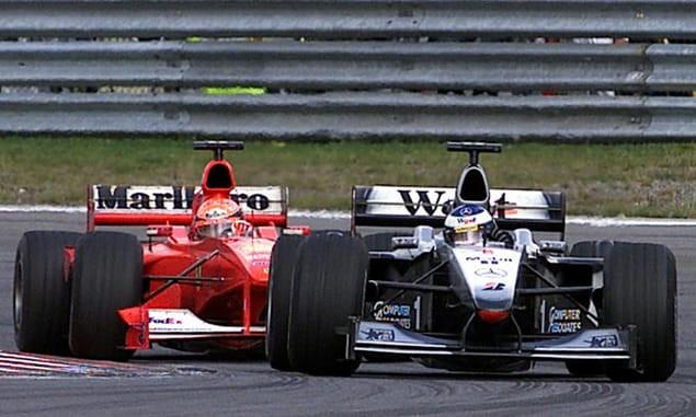Mika Hakkinen followed by Michael Schumacher.