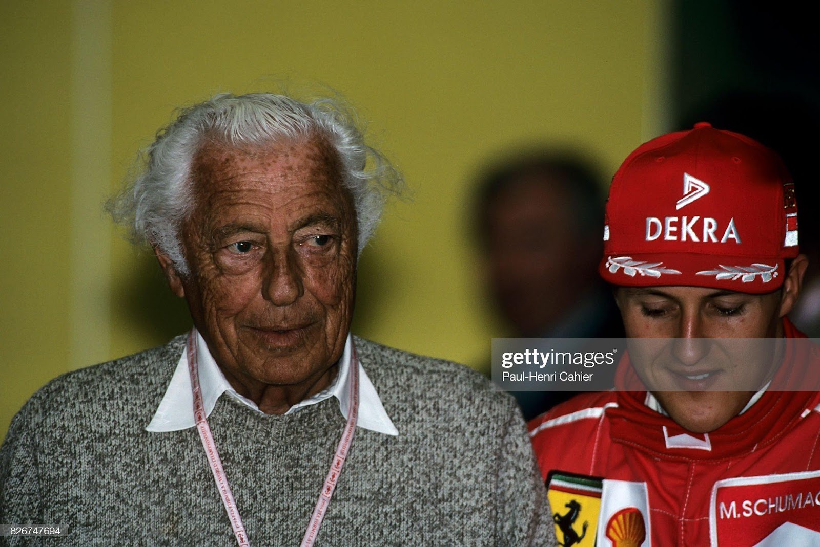 Gianni Agnelli and Michael Schumacher.
